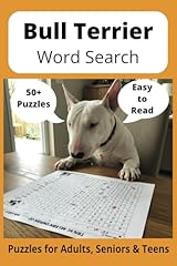 Bull terrier word for sale  Delivered anywhere in UK