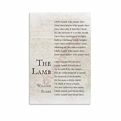 Lamb poem poster for sale  Delivered anywhere in USA 