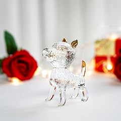 Crystal dog figurines for sale  Delivered anywhere in USA 
