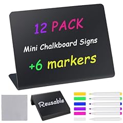 12pcs mini chalkboard for sale  Delivered anywhere in USA 