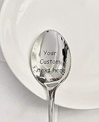 Custom teaspoon stainless for sale  Delivered anywhere in UK