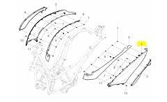 Piaggio fiancata posteriore. usato  Spedito ovunque in Italia 