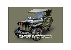 Happy birthday willys for sale  Delivered anywhere in UK