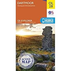 Dartmoor map weatherproof for sale  Delivered anywhere in UK