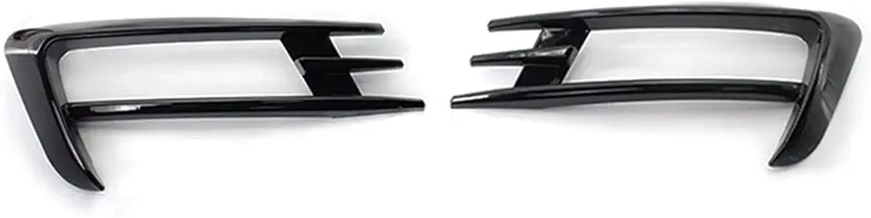 Wshao store Front Bumper Mistlamp Grilles Mist Lamp Wenkbrauwkleding Fit geschikt for Golf 7 MK7 2014 2015 2016 2017 (Color : Black) tweedehands  
