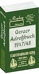 Geraer adressbuch einwohnerbuc gebraucht kaufen  Wird an jeden Ort in Deutschland