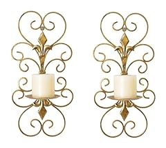 Metal wall candle for sale  Delivered anywhere in UK
