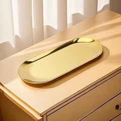 Gold decorative tray for sale  Delivered anywhere in UK