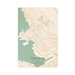 Trieste poster vintage usato  Spedito ovunque in Italia 