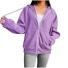 Zip hoodies women for sale  Delivered anywhere in UK
