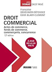 Droit commercial actes d'occasion  Livré partout en Belgiqu
