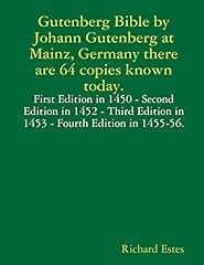 Gutenberg bible johann for sale  Delivered anywhere in USA 