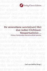 Veneratione sancto rum d'occasion  Livré partout en France