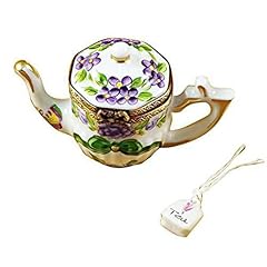 Limoges teapot butterfly for sale  Delivered anywhere in USA 