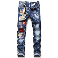 Jeans tessuto denim usato  Spedito ovunque in Italia 