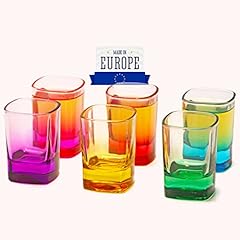 Coloured shot glass for sale  Delivered anywhere in UK