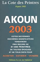 Cote peintres 2003 d'occasion  Livré partout en France