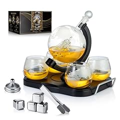 Whiskey decanter globe for sale  Delivered anywhere in USA 