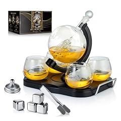 Whiskey decanter globe for sale  Delivered anywhere in USA 