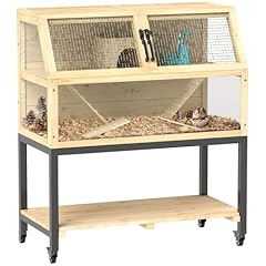 Pawhut wooden hamster for sale  Delivered anywhere in UK