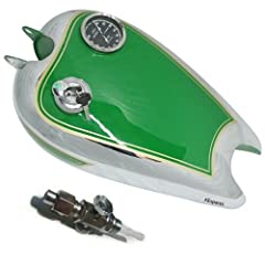 AEspares BSA C11 C10 Fuel Tank Green Paint Chrome Plated for sale  Delivered anywhere in UK