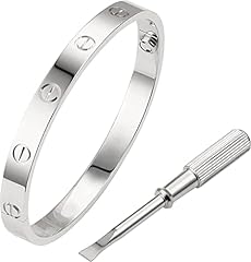 Love Bracelet Bangle with Screw Design Stainless Steel for sale  Delivered anywhere in USA 