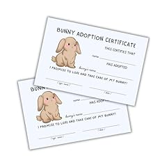 Bunny rabbit adoption for sale  Delivered anywhere in USA 
