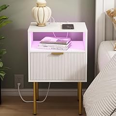 Modern nightstand charging for sale  Delivered anywhere in USA 