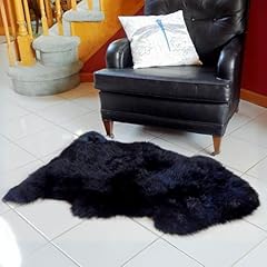 Woolous black sheepskin for sale  Delivered anywhere in USA 