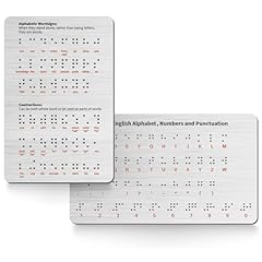 2pk braille alphabet for sale  Delivered anywhere in USA 
