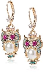 Betsey johnson owl for sale  Delivered anywhere in USA 