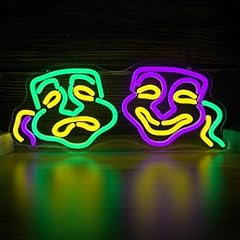 Drama masks neon for sale  Delivered anywhere in USA 