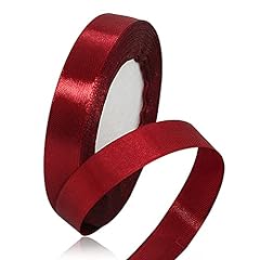 Burgundy satin ribbon for sale  Delivered anywhere in USA 