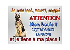 Plaque attention chien d'occasion  Livré partout en France