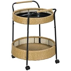 Utsunny servierwagen rattan gebraucht kaufen  Wird an jeden Ort in Deutschland
