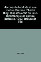 Jacques fataliste maître. d'occasion  Livré partout en France
