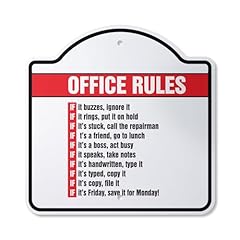 Office rules sign for sale  Delivered anywhere in USA 