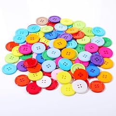 100 bottoni colorati usato  Spedito ovunque in Italia 