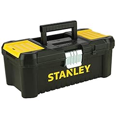 Stanley STST1-75515 Low Essential Tool Box, Black/Yellow,, used for sale  Delivered anywhere in UK