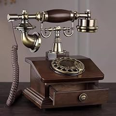Telefono legno vintage usato  Spedito ovunque in Italia 