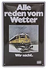 Retro bahn blechschild gebraucht kaufen  Wird an jeden Ort in Deutschland