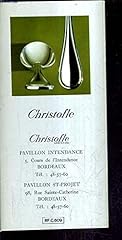 Christofle pavillon intendance d'occasion  Livré partout en France