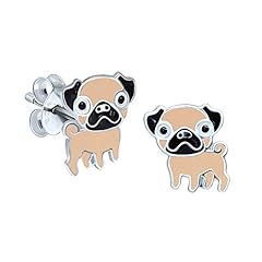 Pug dog earrings for sale  Delivered anywhere in UK