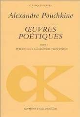 Oeuvres poétiques tome d'occasion  Livré partout en France