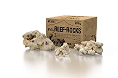 ARKA Aquatics MRROSLG myReef-Rocks - Piedra de Arrecife Natural, también Adecuada para acuarios cíclidos, Altamente poroso, Libre de sustancias nocivas, 20 kg, L, 18-30 cm segunda mano  Se entrega en toda España 