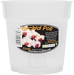 Clear orchid pot for sale  Delivered anywhere in UK