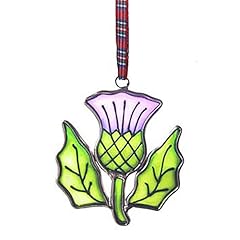 Islandcraft thistle stained for sale  Delivered anywhere in UK