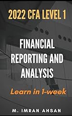 Financial Reporting and Analysis, CFA level 1: 2022: for sale  Delivered anywhere in USA 