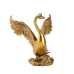 Brass gold swan for sale  Delivered anywhere in USA 