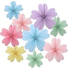 9pcs paper flowers for sale  Delivered anywhere in UK